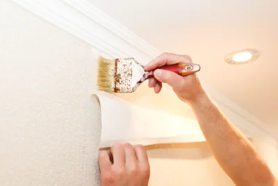 Pose de papier peint à Courson-les-Carrières — revêtements muraux et toiles de verre